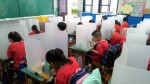 1110406上課前先手部酒精消毒+持續使用午餐隔板不交談+教具消毒+放學後教室持續紫外線消毒 安心學習:55