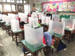 1110406上課前先手部酒精消毒+持續使用午餐隔板不交談+教具消毒+放學後教室持續紫外線消毒 安心學習:8